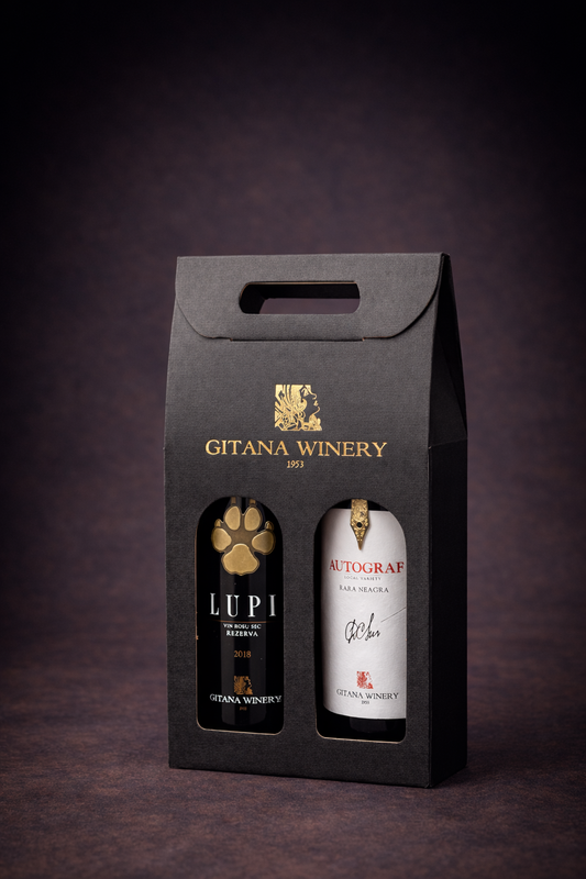 Gift box cu vin și delicii  delligiftshop.md