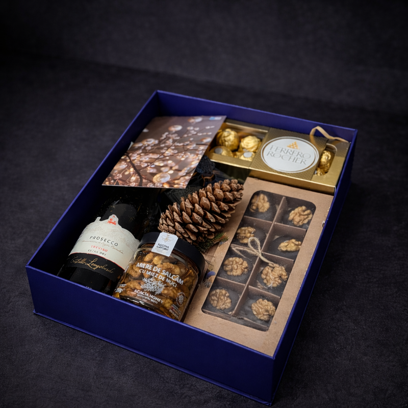 Gift box cu vin și delicii  delligiftshop.md