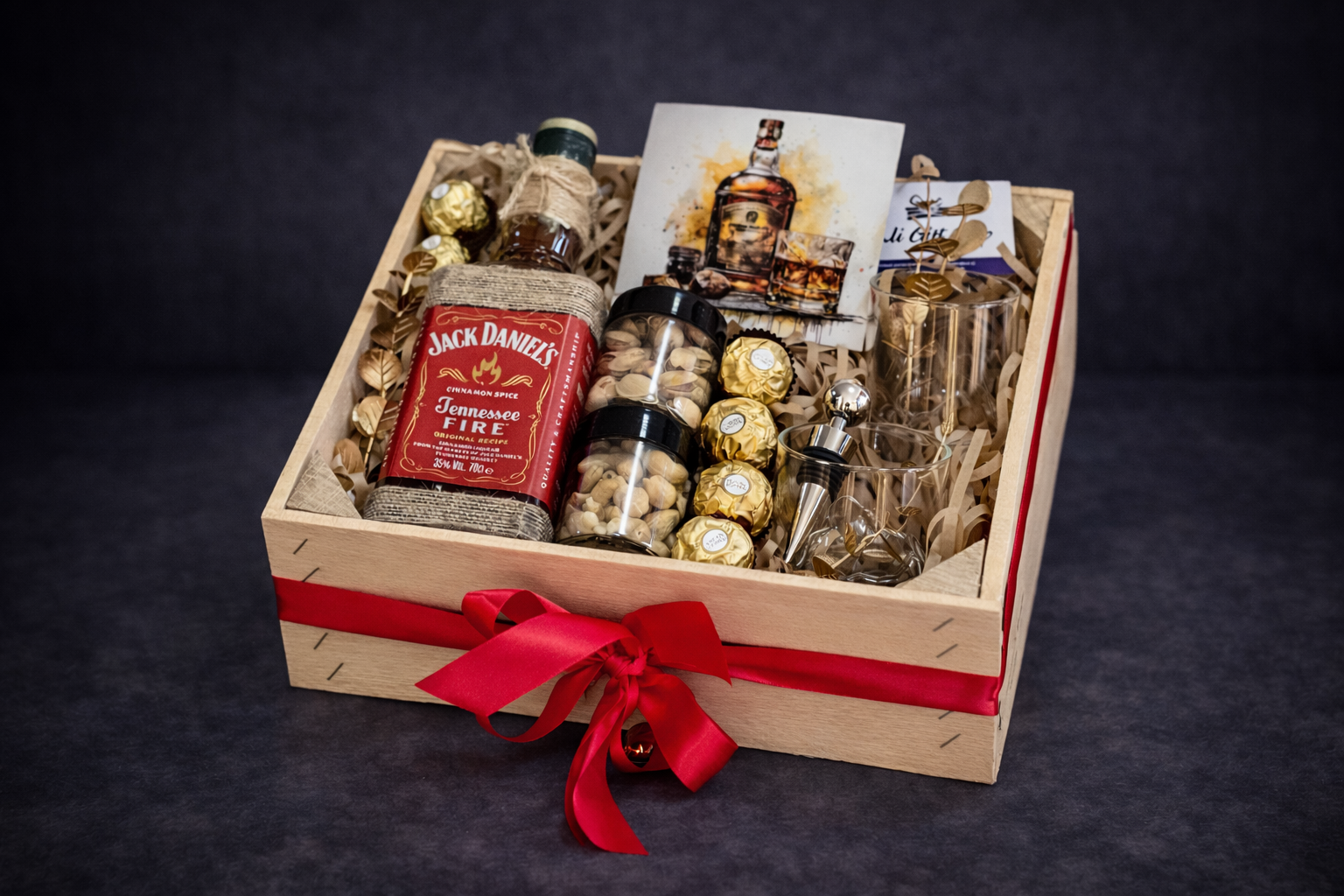 Gift box cu vin și delicii  delligiftshop.md