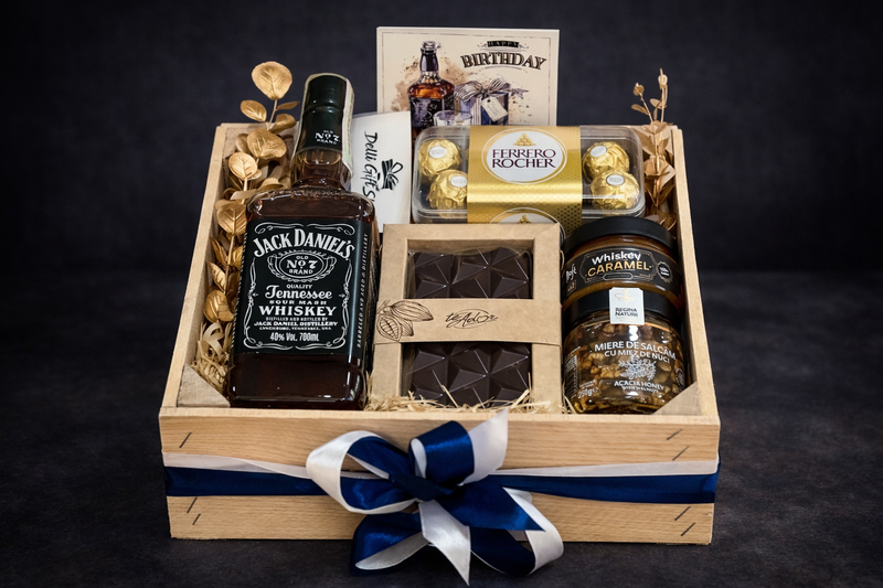 Gift box cu vin și delicii  delligiftshop.md
