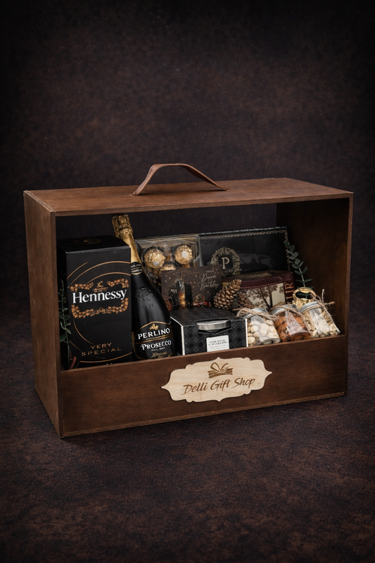 Gift box cu vin și delicii  delligiftshop.md