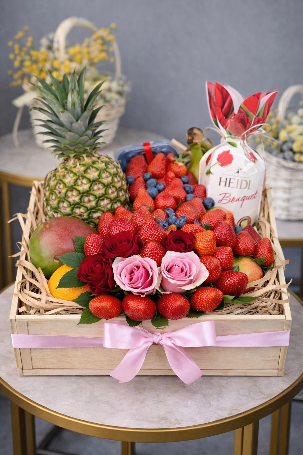 Cadou cu fructe „Nr. 19” — Bouquet de Fructe delligiftshop.md
