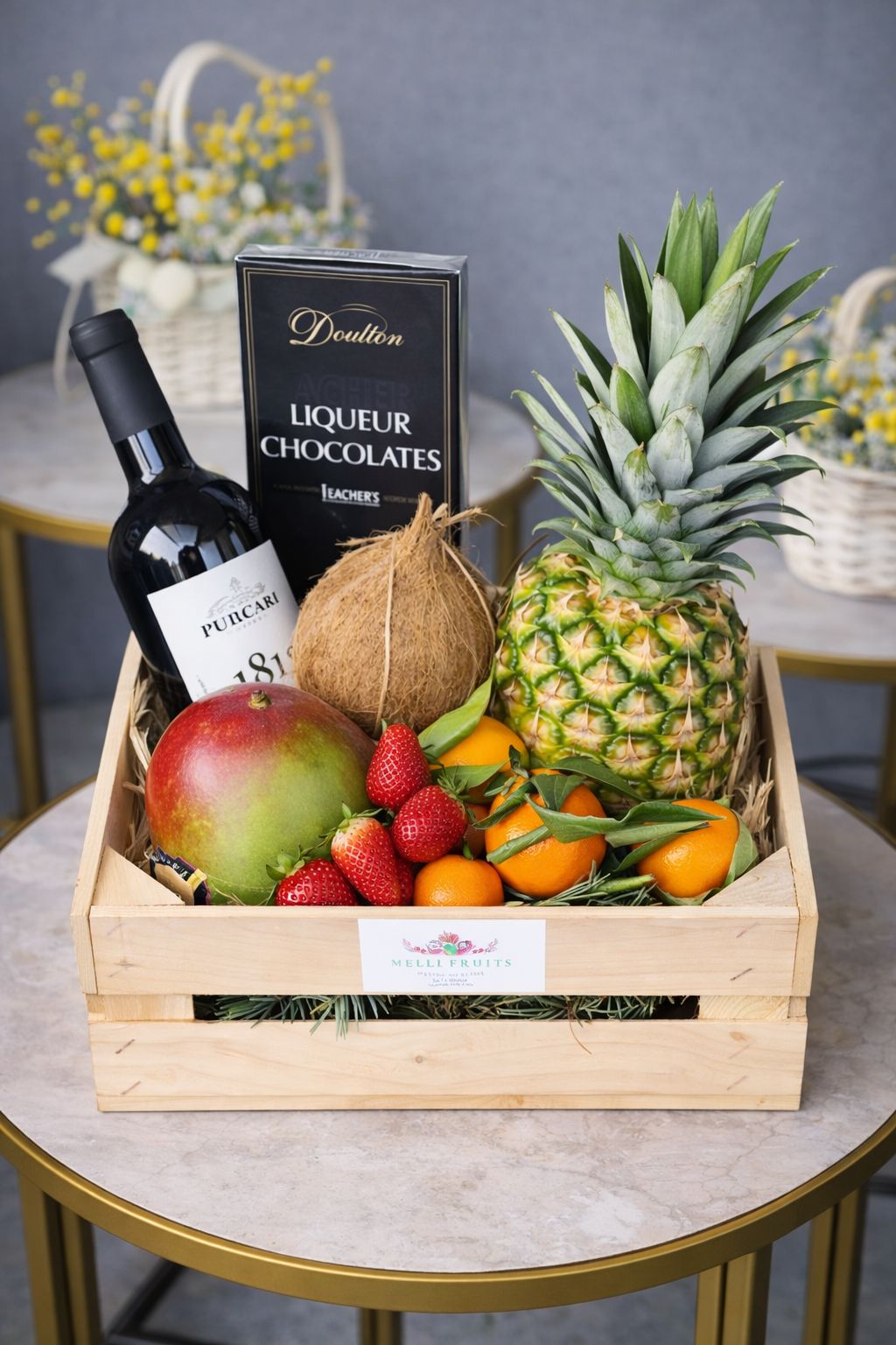 Cadou cu fructe „Nr. 20” — Mix Exotic Premium delligiftshop.md