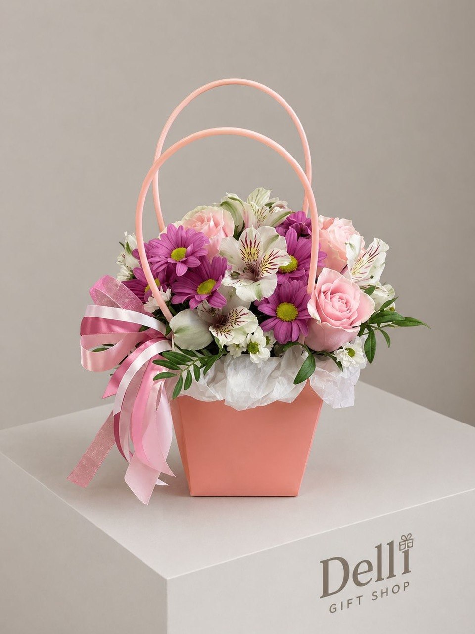 Aranjament Floral Nr. 3 — Eleganță Pastelată delligiftshop.md