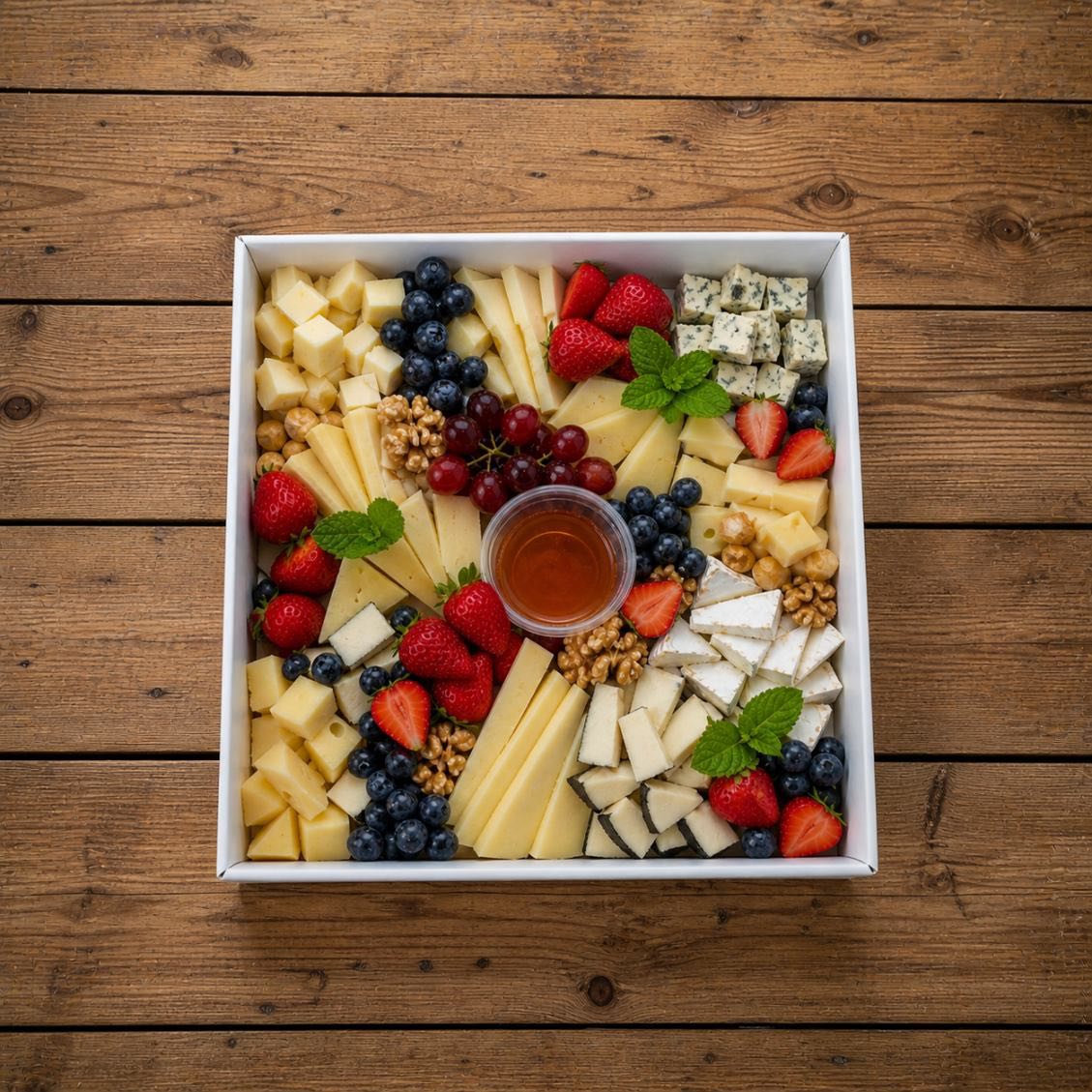 Platou Gourmet Nr. 2 — Selecție Cheese & Fruit delligiftshop.md