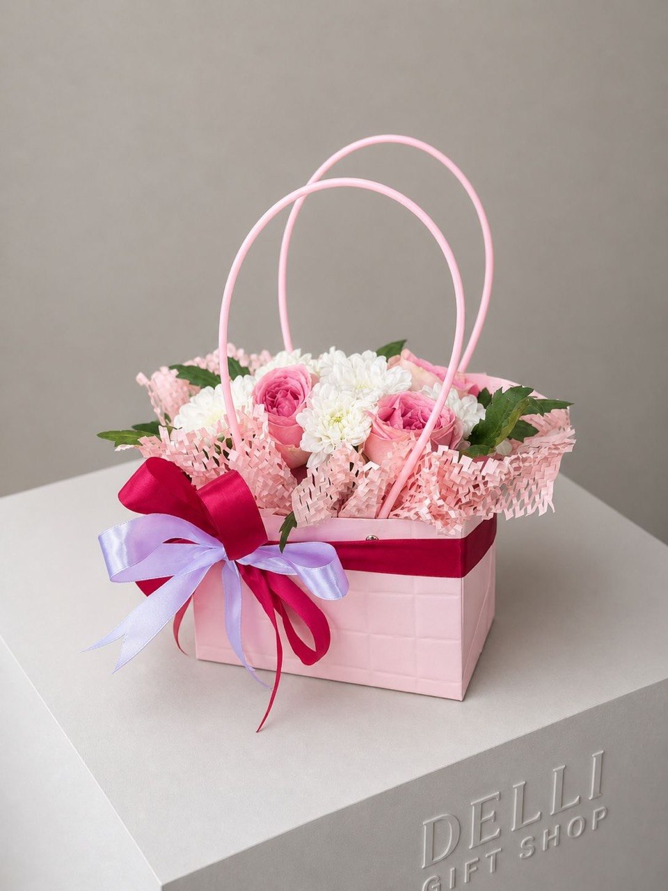 Aranjament floral „Nr. 1” — Pastel Pink Elegance delligiftshop.md