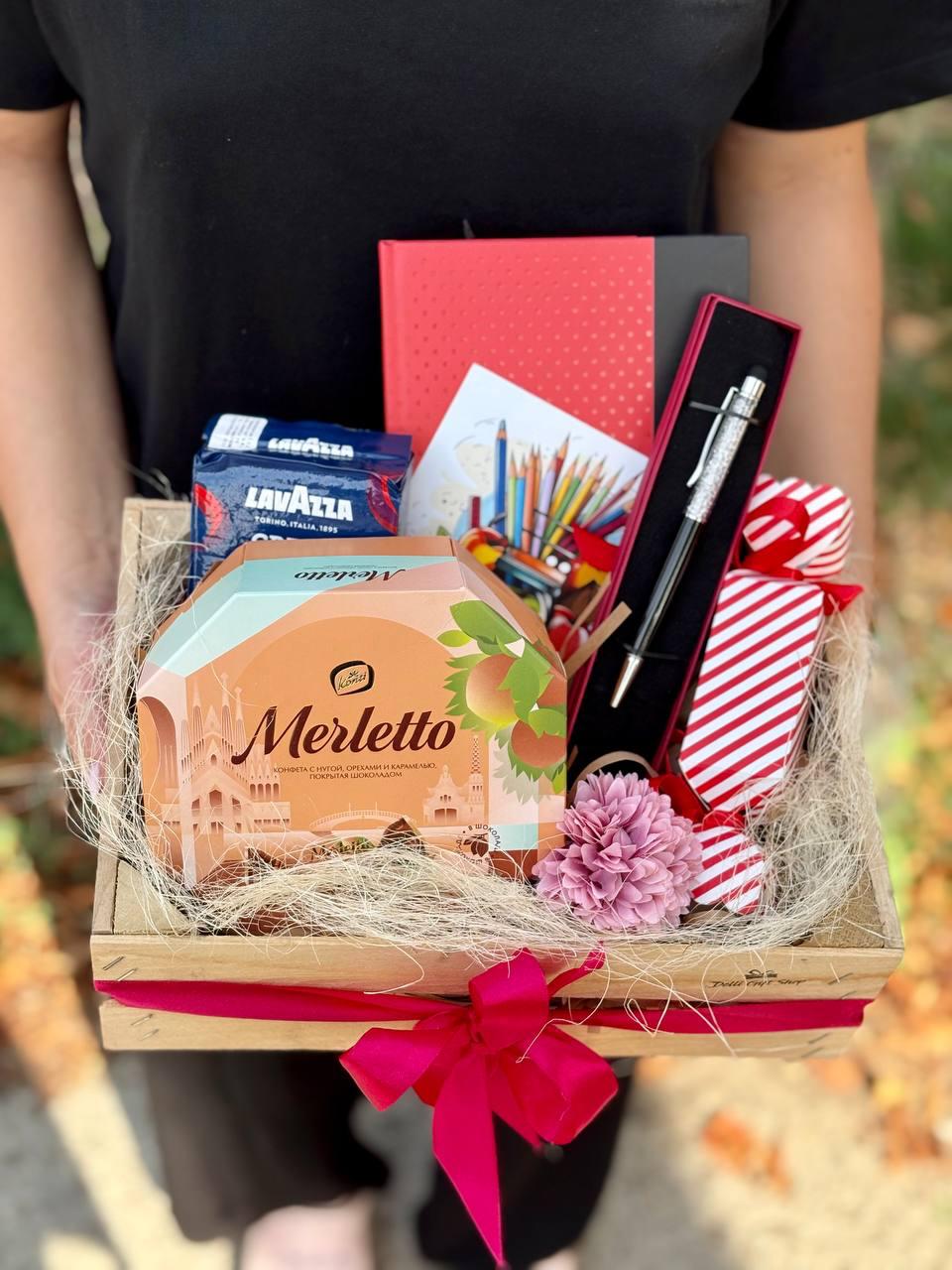 Cadou pentru profesori Nr. 71 — Setul „Aroma Inspirației” delligiftshop.md