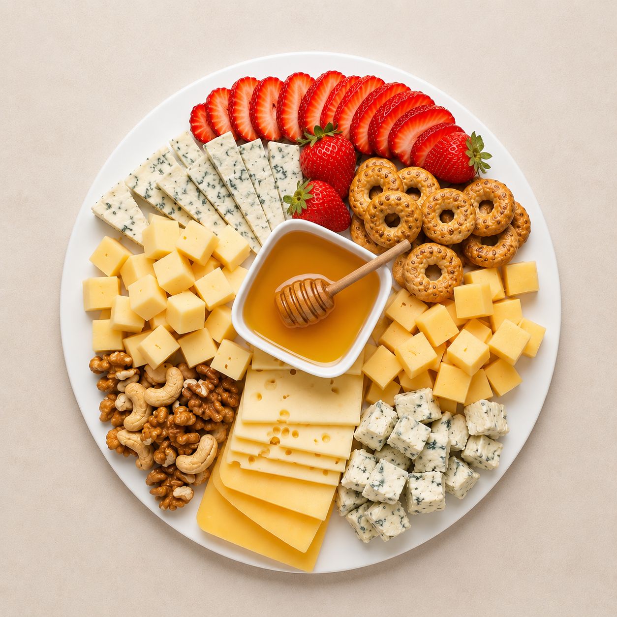 Platou Gourmet Nr. 18 — Selecție Premium Cheese & Fruit delligiftshop.md