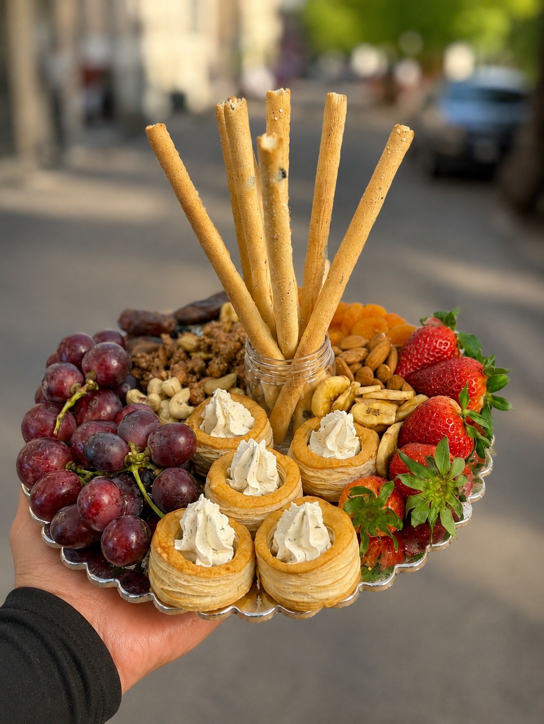 Platou Gourmet Nr. 19 — Selecție Appetizer & Fruit Party delligiftshop.md