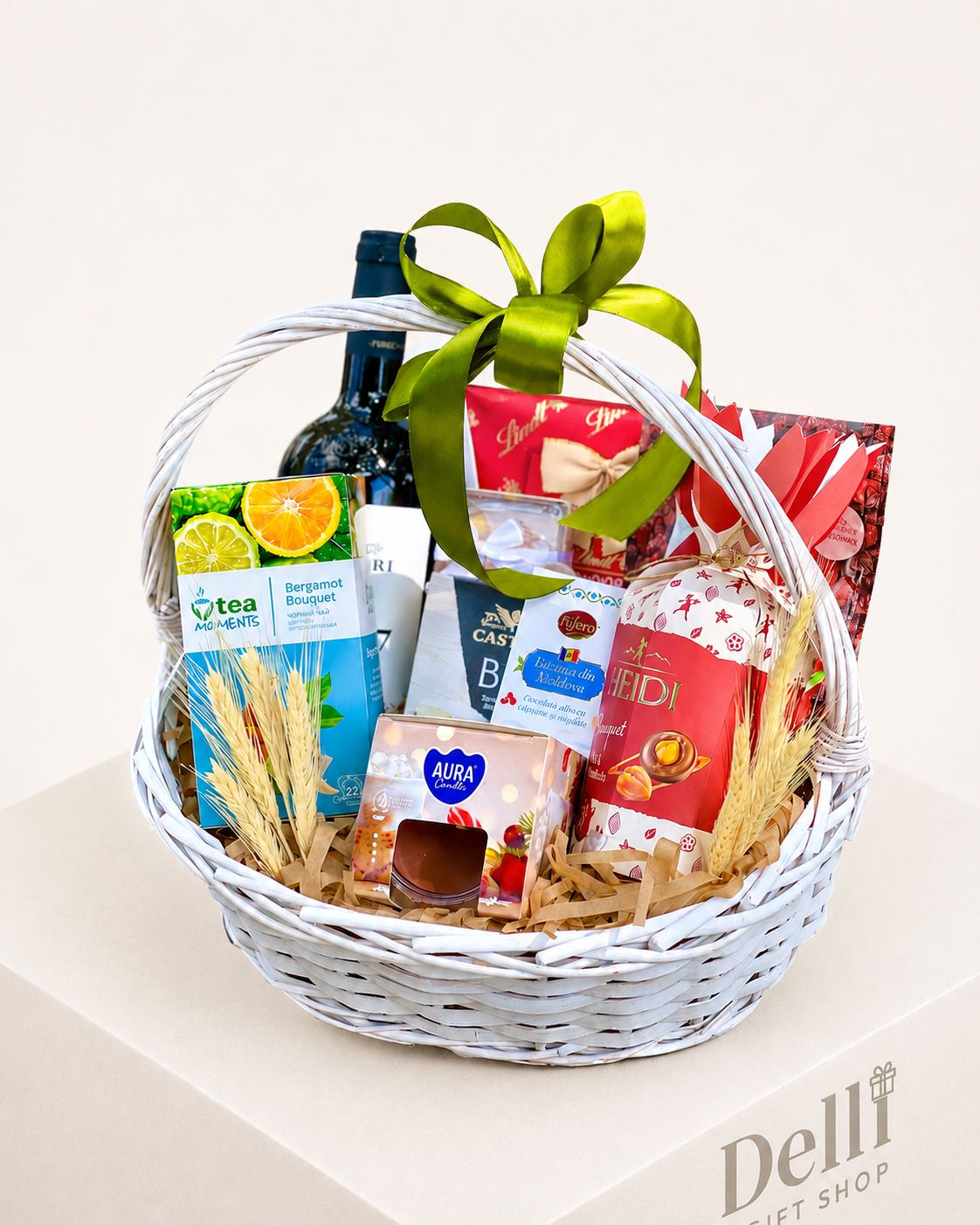 Cadou pentru profesori Nr. 79 — Setul „Golden Harvest & Sweets” delligiftshop.md