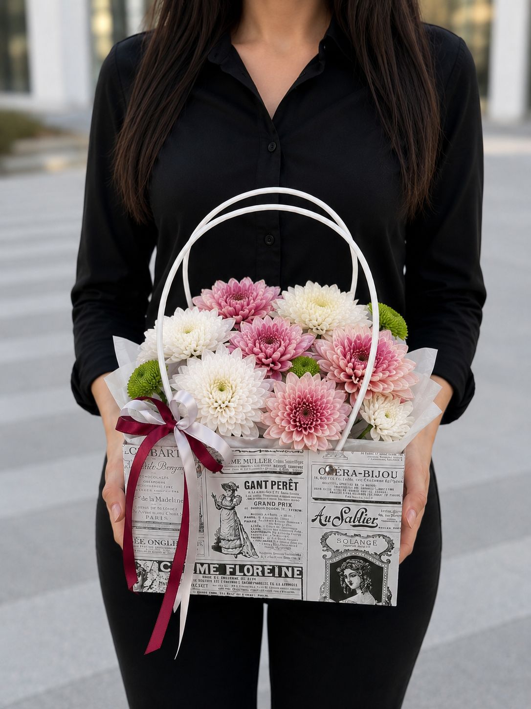 Aranjament Floral Nr. 5 — Eleganță Delicată în Nuanțe Pastel delligiftshop.md