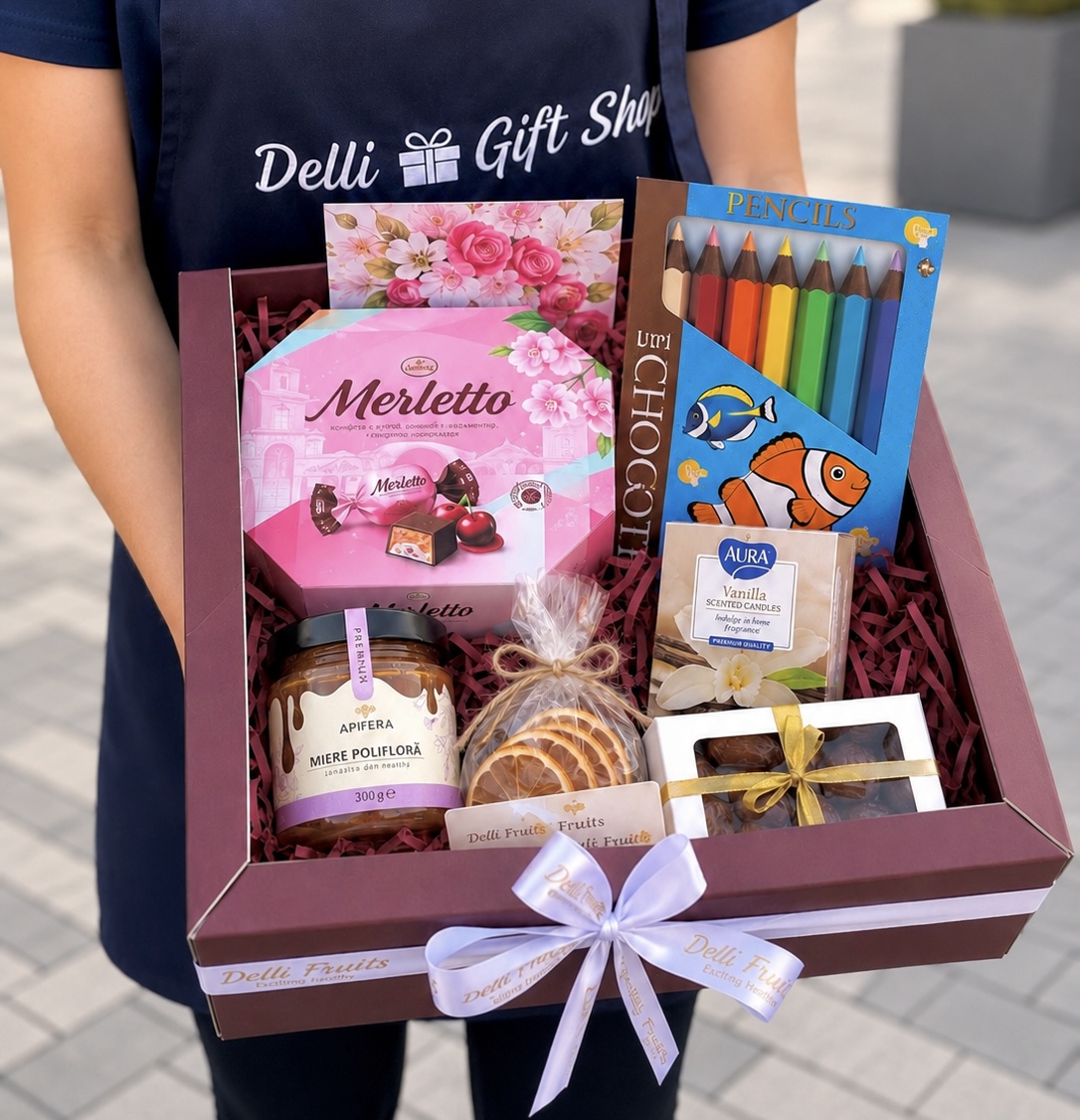 Cadou pentru profesori Nr. 91 — Dulce Recunoștință și Culoare delligiftshop.md