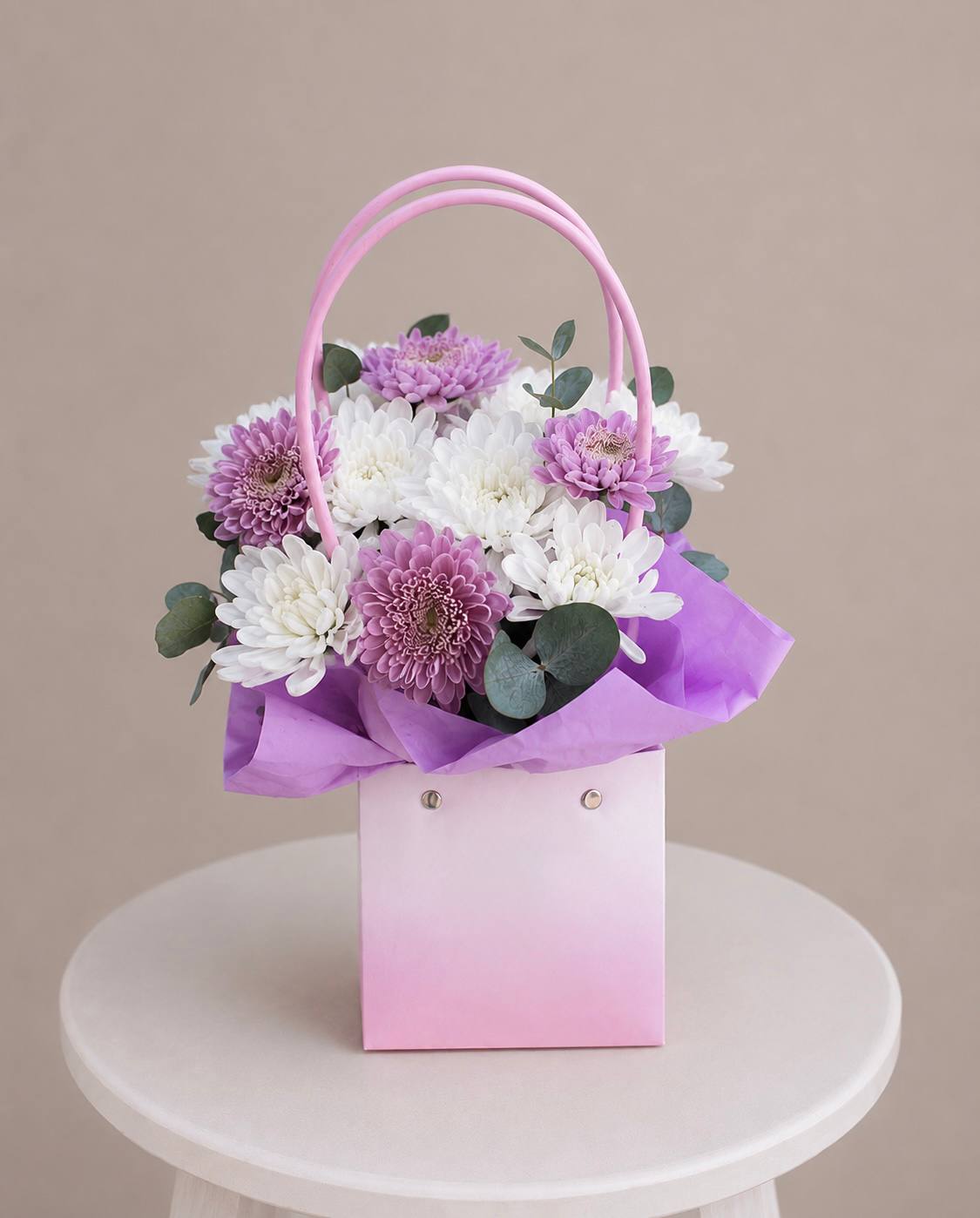 Aranjament Floral Nr. 5 — Eleganță Delicată în Nuanțe Pastel delligiftshop.md