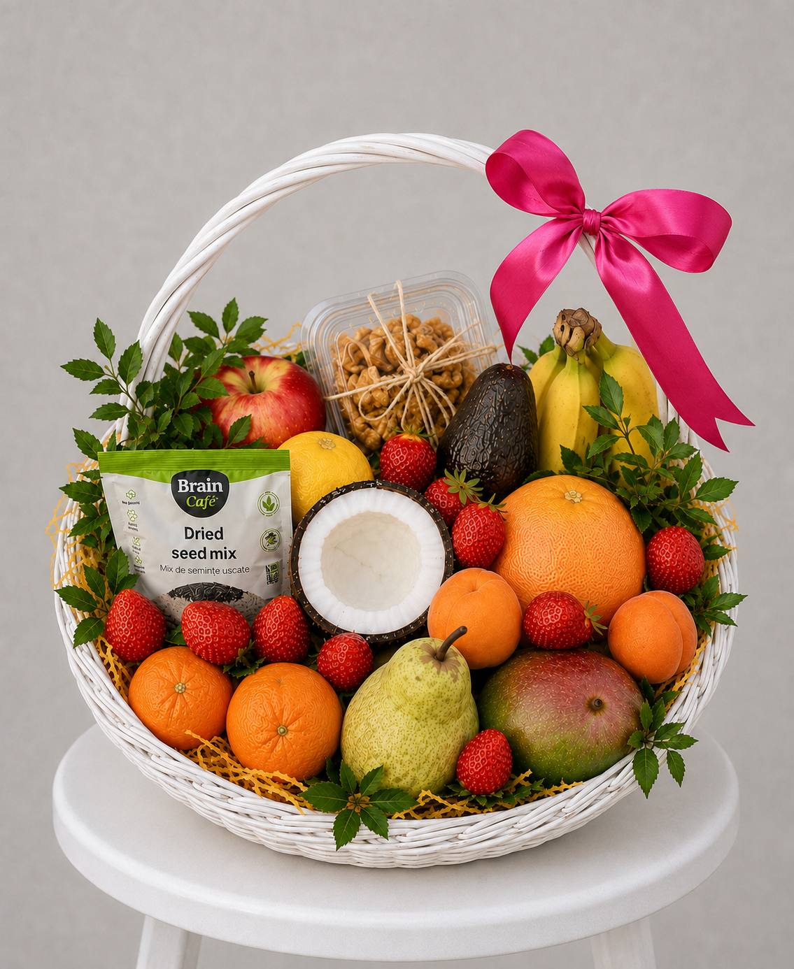 Подарочный набор с фруктами №47 — «Tropical Energy Mix» delligiftshop.md
