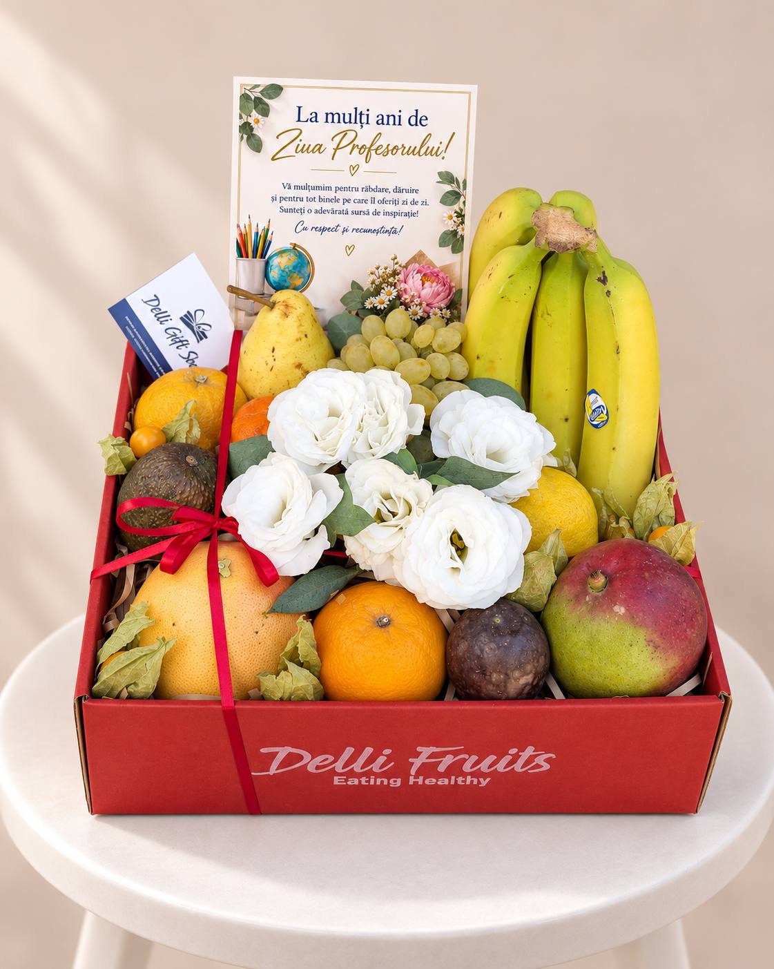 Cadou pentru Profesori Nr. 103 – Flori & Fructe delligiftshop.md