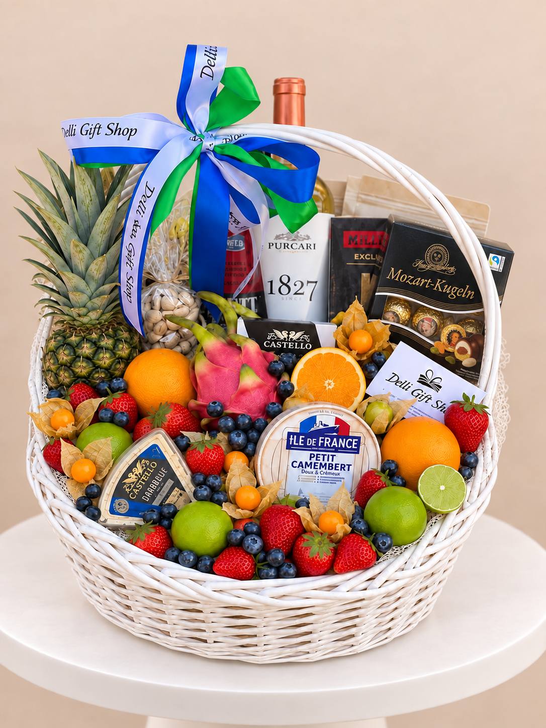 Cadou pentru profesori Nr. 63 — Coșul de Lux „Gourmet & Exotic” delligiftshop.md