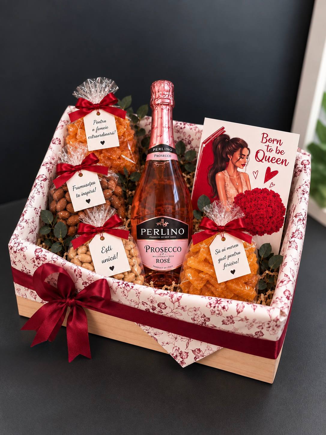 Cadou pentru Femei Nr. 12 – Prosecco Rosé & Delicii Fine delligiftshop.md